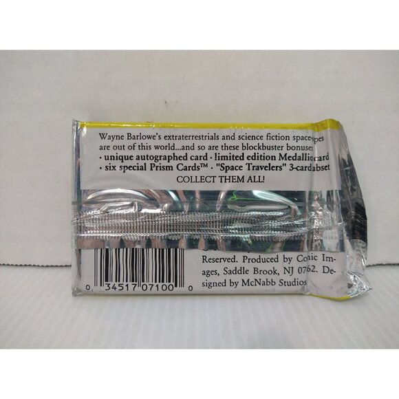 Alien World of Wayne Barlowe Trading Cards Comic Images 1994 1 Unopened Pack - Picture 3 of 4